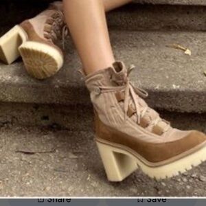 DV by Dolce Vita Celida Lace Pull Up Boot Size 6